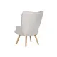 Armchair Home ESPRIT Polyester Metal MDF Wood 68 X 78 X 95 cm