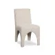 Dining Chair Home ESPRIT Light grey Polyester 48 X 69 X 90 cm