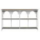 Shelves Home ESPRIT White Natural Metal 159 X 36,5 X 91 cm