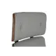 Silla de Oficina con Cabecero Home ESPRIT Beige Marfil