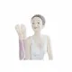 Figura Decorativa DKD Home Decor Rosa Yoga Scandi 16 x 6 x 13 cm