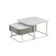 Centre Table Home ESPRIT White 70 x 70 x 45 cm