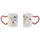 2 Piece Mug Set Home ESPRIT Love White Red Cats