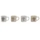 Mug Home ESPRIT White Beige Traditional Tree of Life 330 ml (4 Units)