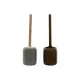 Toilet Brush Home ESPRIT Brown Grey Polyethylene Stoneware 11 x 11 x 40 cm (2 Units)
