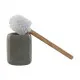 Toilet Brush Home ESPRIT Brown Grey Polyethylene Stoneware 11 x 11 x 40 cm (2 Units)