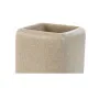 Vaso Home ESPRIT Crema Resina 8 x 8 x 10 cm