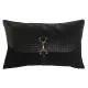 Cushion Home ESPRIT Black Golden 50 x 10 x 30 cm