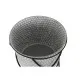 Set of pots DKD Home Decor Black Grey Metal Iron Squared 30 x 40 cm 37 x 37 x 82 cm (2 Units)