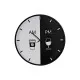 Wall Clock DKD Home Decor White Black Metal Modern 60 x 4 x 60 cm (2 Units)