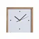 Reloj de Pared DKD Home Decor Blanco Marrón Madera Aluminio Casas Urbano 20 x 4 x 30 cm