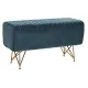 Bench DKD Home Decor   90 x 31 x 47 cm Metal Turquoise