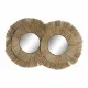 Wall mirror DKD Home Decor Crystal Jute (117 x 6 x 77 cm)