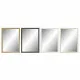 Wall mirror DKD Home Decor White Brown Grey Natural 56 x 2 x 76 cm (4 Units)