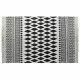 Carpet DKD Home Decor Black White (160 x 250 x 0,7 cm)