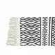 Carpet DKD Home Decor Black White (160 x 250 x 0,7 cm)