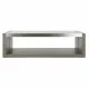 Mesa de Centro DKD Home Decor Cristal Aluminio Roble Cristal Templado (120 x 60 x 37,5 cm)