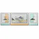 Juego de 3 cuadros DKD Home Decor Montaña Moderno (200 x 3 x 70 cm)