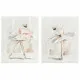 Painting DKD Home Decor 80 x 3,7 x 100 cm Ballet Dancer Romantic (2 Units)