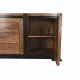 Sideboard DKD Home Decor Black Natural Acacia