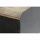 Sideboard DKD Home Decor Natural Black Golden Metal Mango wood (145 x 40 x 85 cm)