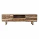 Mueble de TV DKD Home Decor Ondas Marrón Marrón claro Madera 145 x 45 x 46 cm