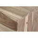 Mueble de TV DKD Home Decor Ondas Marrón Marrón claro Madera 145 x 45 x 46 cm