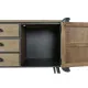 Mueble de TV DKD Home Decor 144 x 47 x 76 cm Natural Gris Metal