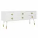 Mueble de TV DKD Home Decor Blanco Dorado Abeto Madera MDF 120 x 42 x 54 cm