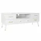 Mueble de TV DKD Home Decor Blanco Metal MDF (140 x 52 x 40 cm)