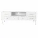 Mueble de TV DKD Home Decor Blanco Metal MDF (140 x 52 x 40 cm)