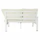 Sofá de Jardín DKD Home Decor Blanco Aluminio Cristal 86 cm 212 x 212 x 86 cm  