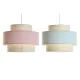 Ceiling Light DKD Home Decor 40 x 40 x 30 cm Green Light Pink 50 W (2 Units)