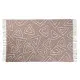 Alfombra DKD Home Decor Rosa Terracota Blanco Flecos Urbano (120 x 180 x 1 cm)