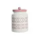 Bote DKD Home Decor 15,5 x 15,5 x 21 cm Rosa Blanco Dolomita