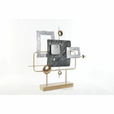 Decorative Figure DKD Home Decor 59 x 8,5 x 55 cm Abstract Blue Golden