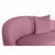 Sofa DKD Home Decor Pink Golden Metal Polyester (210 x 120 x 84 cm)