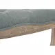 Bench DKD Home Decor   Grey Natural Wood Polyester Dark grey (112 x 36 x 48 cm)