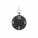 Wall Clock DKD Home Decor Crystal Black Golden Iron (60 x 6.5 x 80 cm)