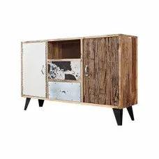 Aparador DKD Home Decor Metal Madera de mango (140 x 40 x 111 cm)