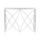 Consola DKD Home Decor Blanco Plateado Metal Mármol 100 x 33 x 78 cm