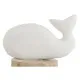 Decorative Figure Home ESPRIT White Natural Whale Mediterranean 17 x 10 x 28 cm