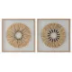 Painting Home ESPRIT Modern Circles 60 x 3,5 x 60 cm (2 Units)