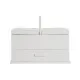 Caja-Joyero DKD Home Decor Cristal Blanco Marfil Madera MDF 30 x 17 x 24 cm