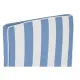 Cushion for lounger DKD Home Decor Hammock White Sky blue 190 x 60 x 5 cm