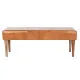 Banqueta DKD Home Decor Camel Madera 122 x 41 x 46 cm