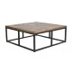 Mesa de Centro Home ESPRIT Madera Metal 120 x 120 x 45 cm