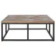 Mesa de Centro Home ESPRIT Madera Metal 120 x 120 x 45 cm