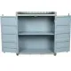 Estantería Home ESPRIT Turquesa Azul cielo Metal Madera MDF 87 x 44 x 168,5 cm