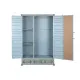 Cupboard Home ESPRIT Turquoise Sky blue 112 x 46 x 174 cm